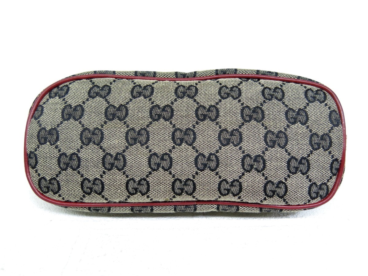 GUCCI グッチ◇GGキャンバス◇キャンバス カーフ レザー 本革◇ミニ 