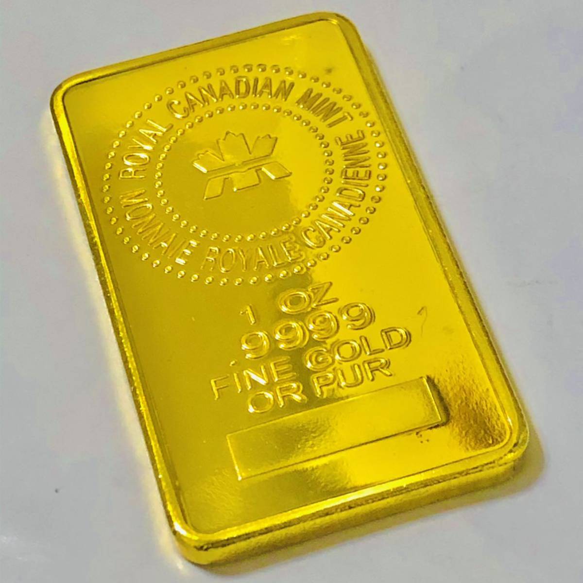カナダ ゴールドバー 1オンス 1オンス カナダ ゴールドバー 記念金貨 外国古銭 海外コイン