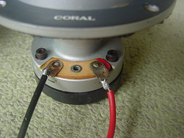 CORAL コーラル H-40 ペア HORN TWEETER ホーンツイーター ホーン型