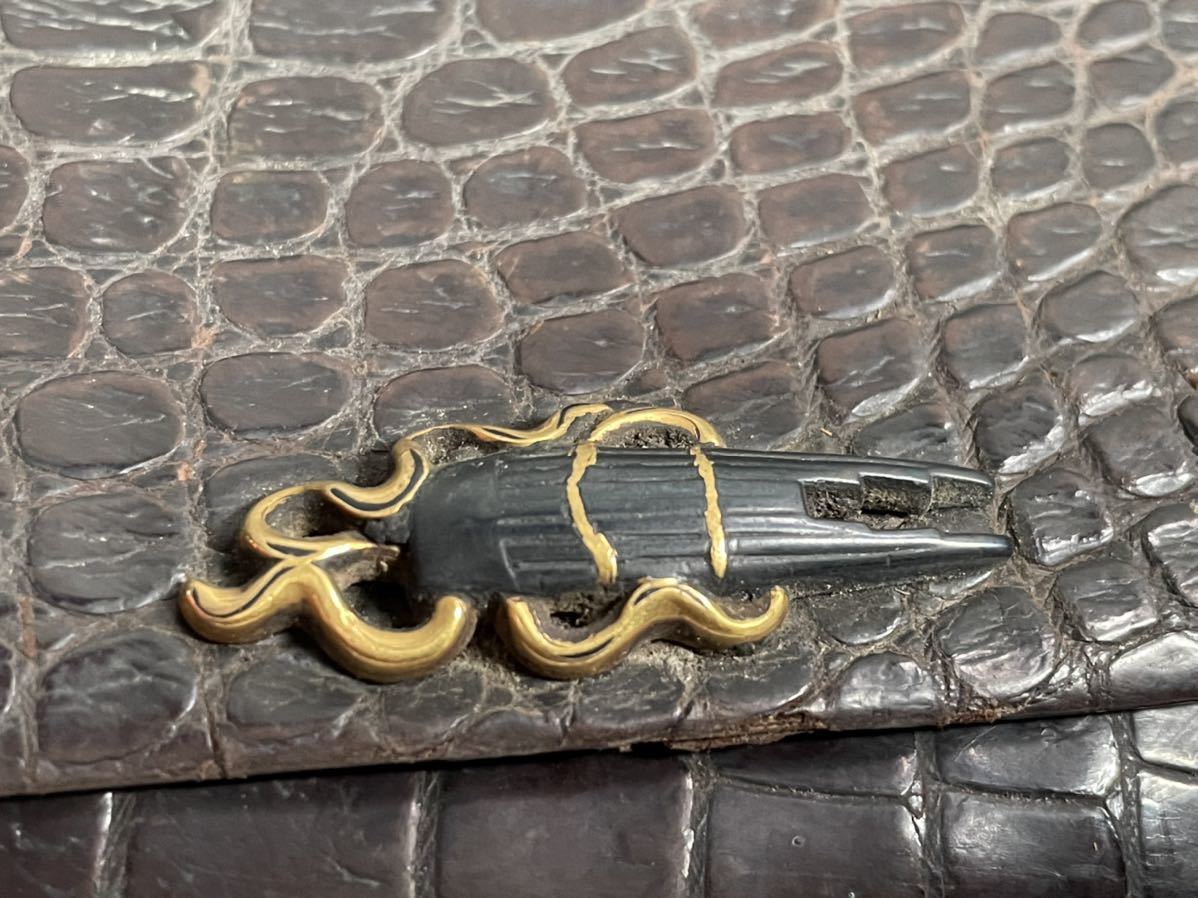 池永銘 観音の緒締玉【煙管筒と煙草入れ】 検）東洋彫刻 細密彫刻