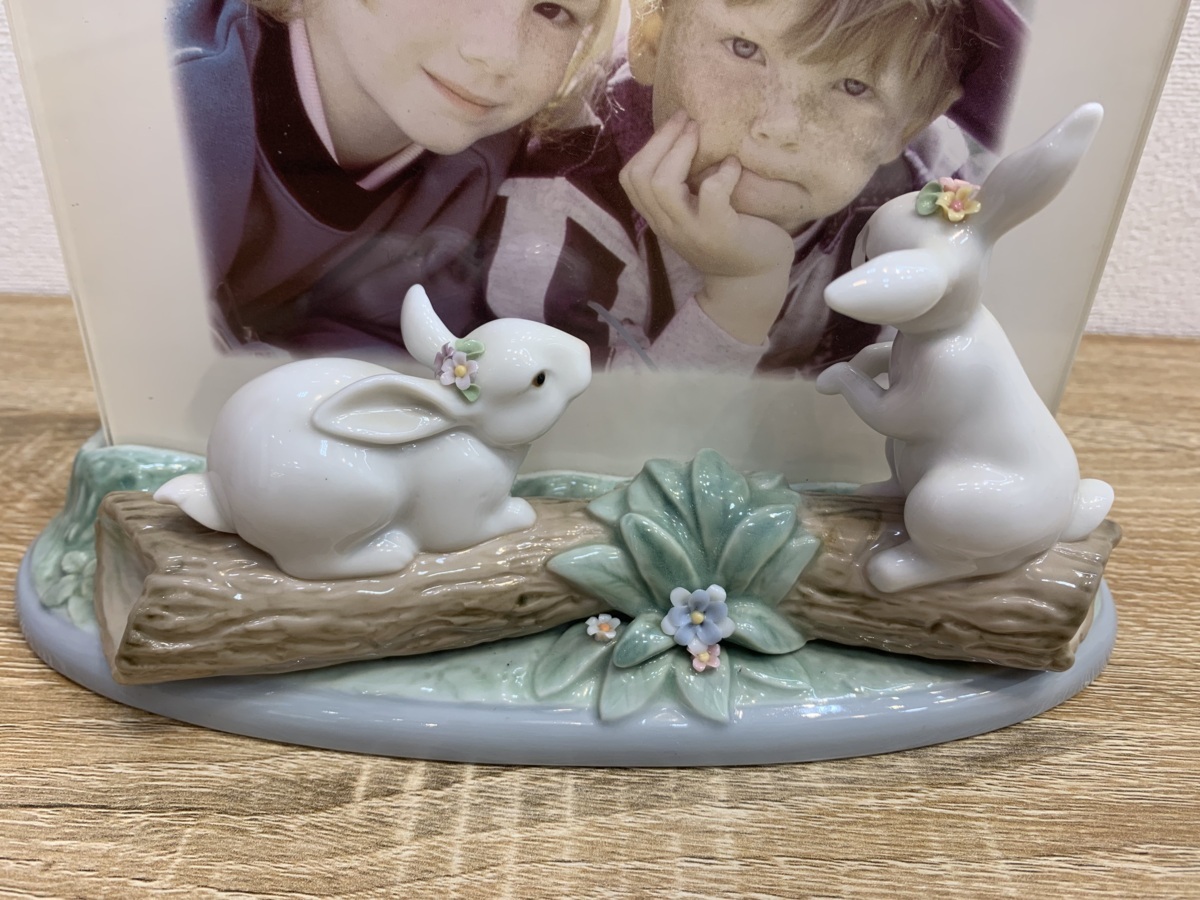 インテリア小物 LLADRO 写真たて ウサギ