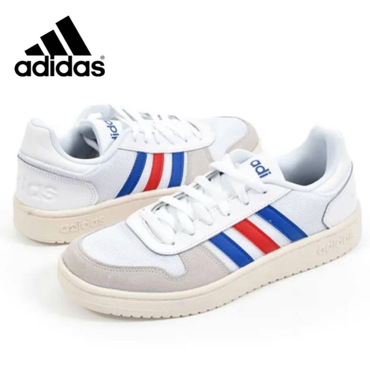 【セール，定番】 アディダス ADIHOOPS 27.5cm 定価6589円 スエード レザー アディフープス スニーカー adidas トリコロール 靴 白 8250(27.5cm)｜売買されたオークション情報、yahooの商品情報をアーカイブ公開 - オーク 27.5cm