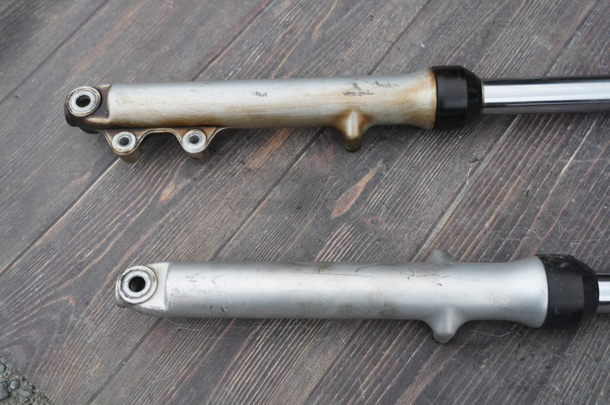 GN125 NF41A スズキ GN125-2Fフロントフォークショート加工（材料費