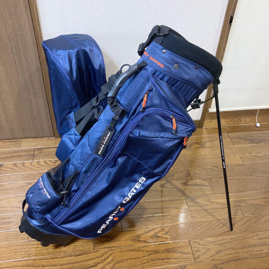 ◇美品◇パーリーゲイツ スタンドキャディバッグ 青系色 パーリー
