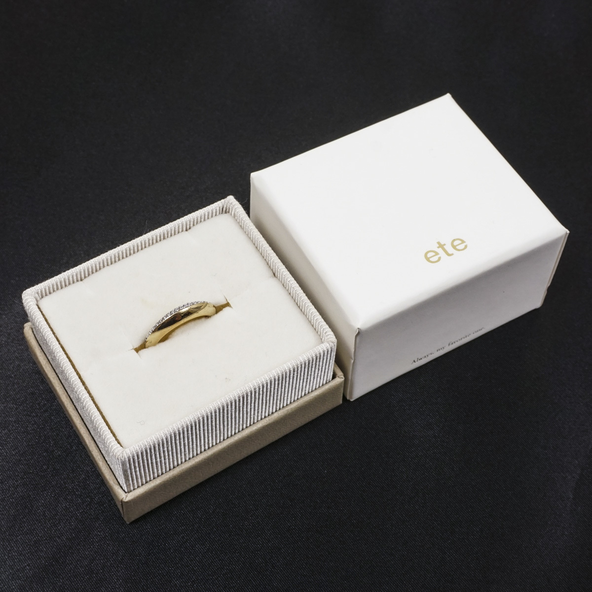 ete イヤーカフ ゴールド silver925 箱付き イヤリング ピアス エテ 