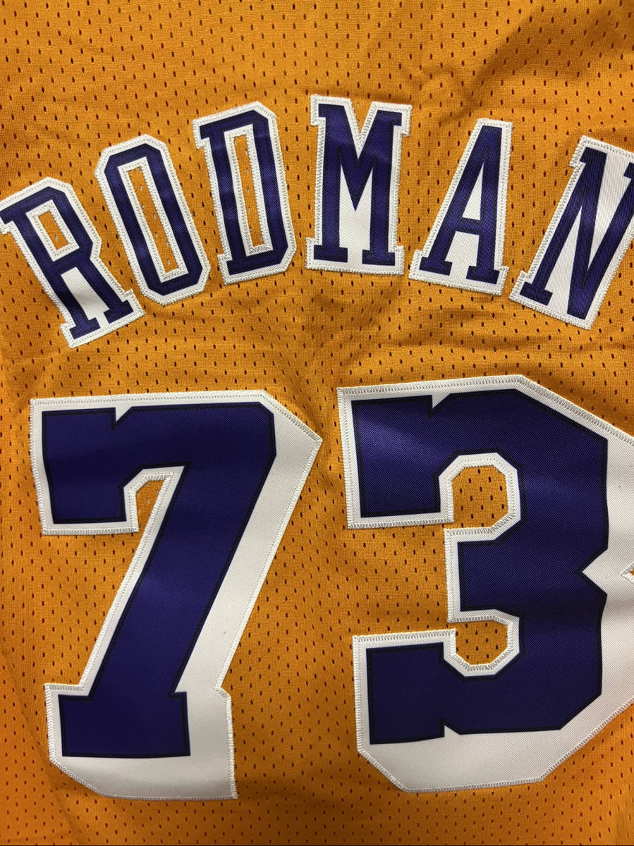 NBAユニフォームロサンゼルスレイカーズデニスロッドマン＃73(XLサイズ