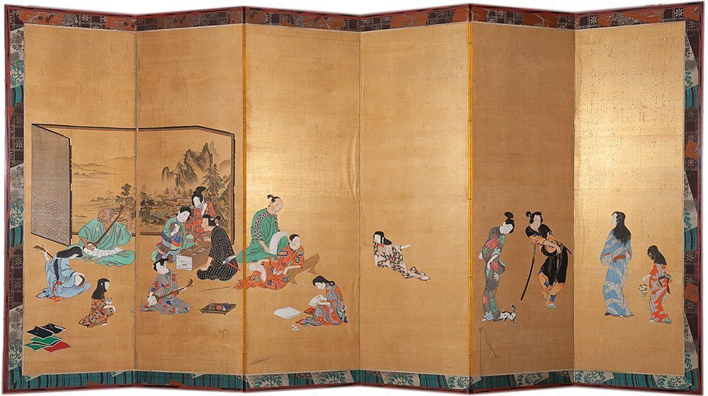 複製画◎中国美術◎宋梁楷 溌墨仙人図 二玄社1984年出版◎額装品故宮