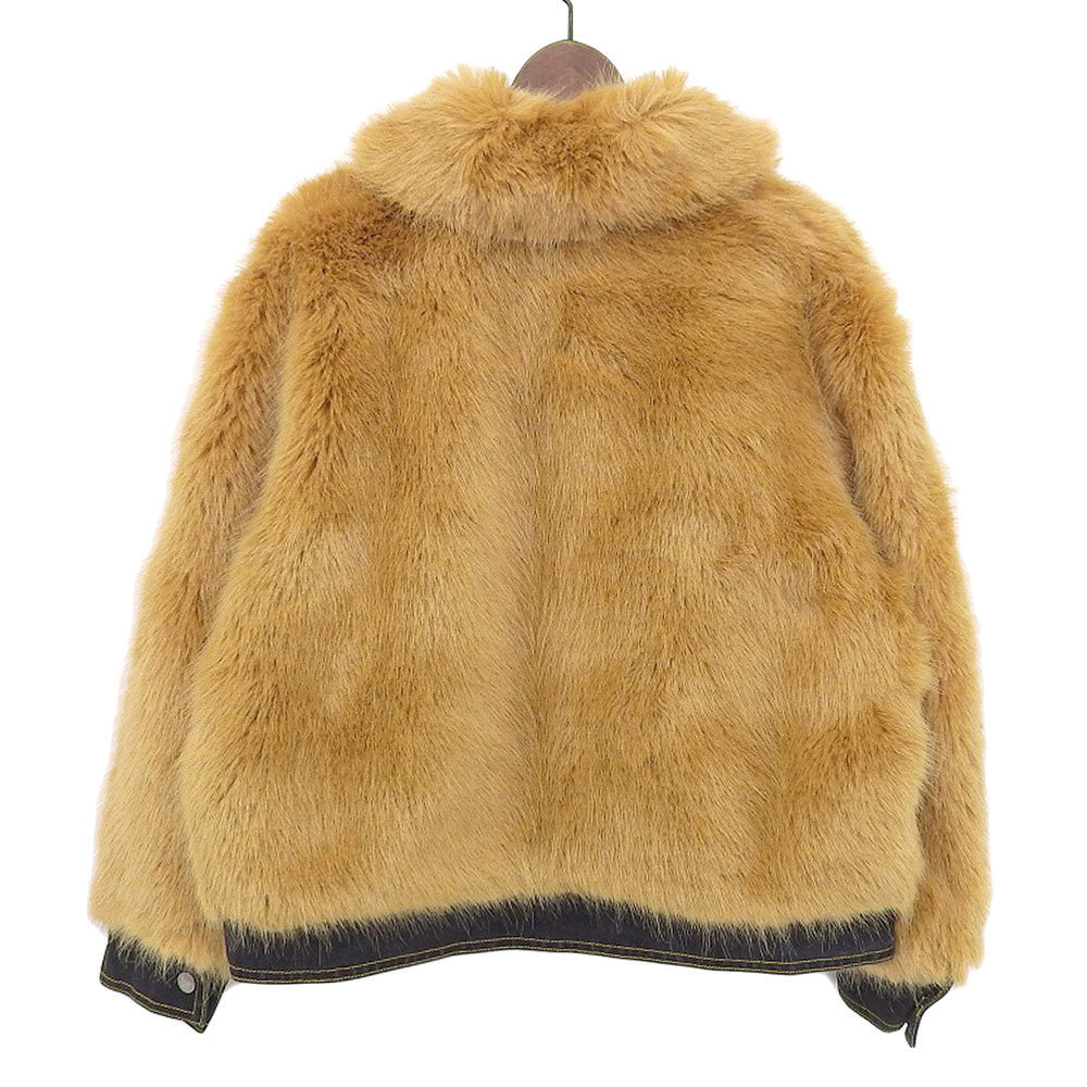 新品/ STELLAMcCARTNEY ステラマッカートニー エコファーxデニム切替 