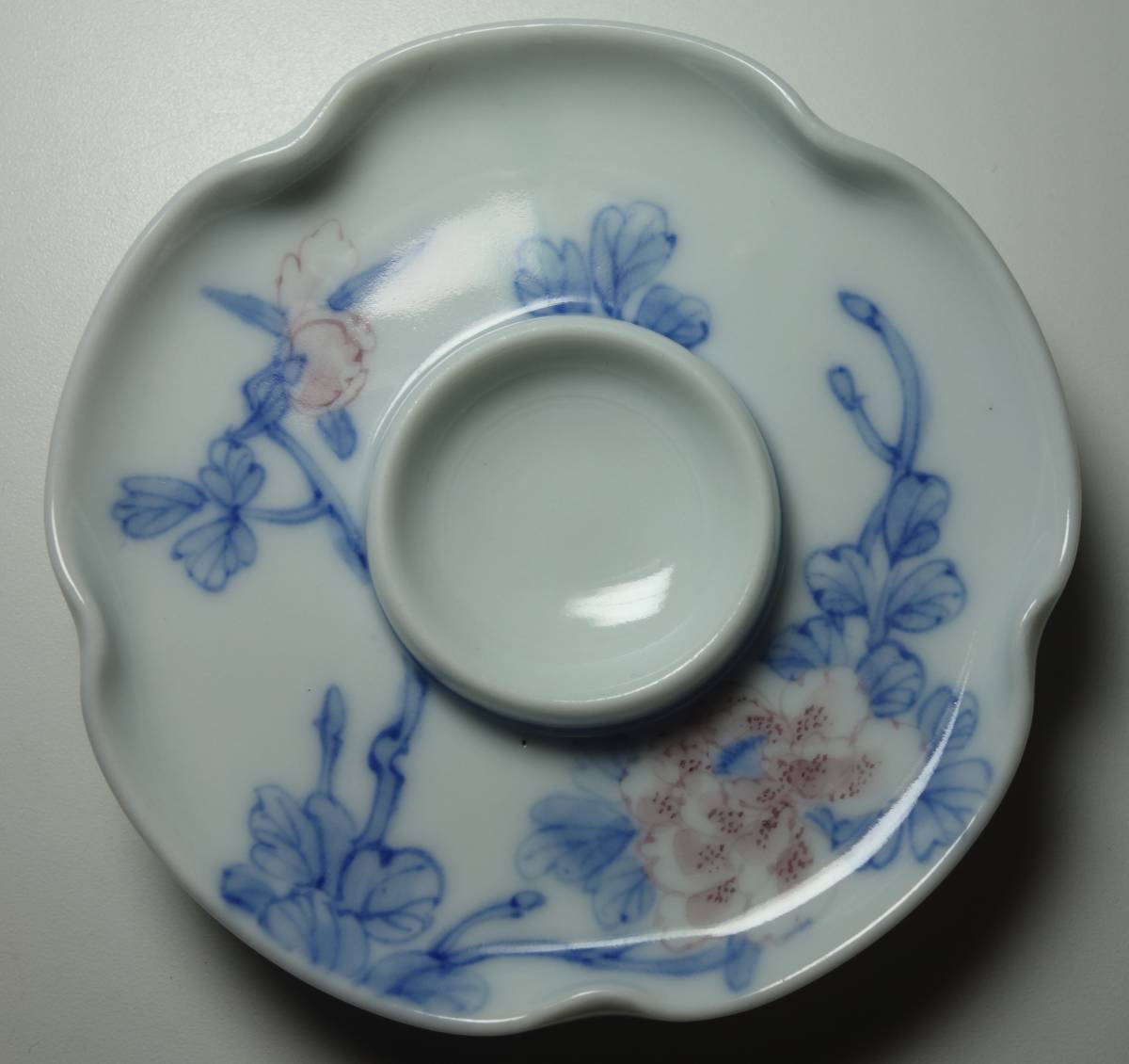 酒器 明治～大正期 唐牡丹蝶々図 ※sold out 金彩色絵雉