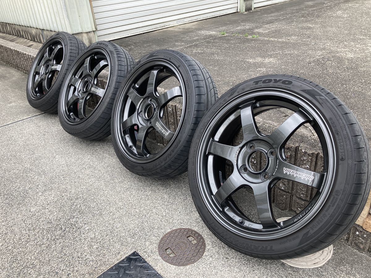 美品 RAYS TE37 SONIC ソニック 16インチ 5.5J レイズ 4本 タイヤ付き TE37