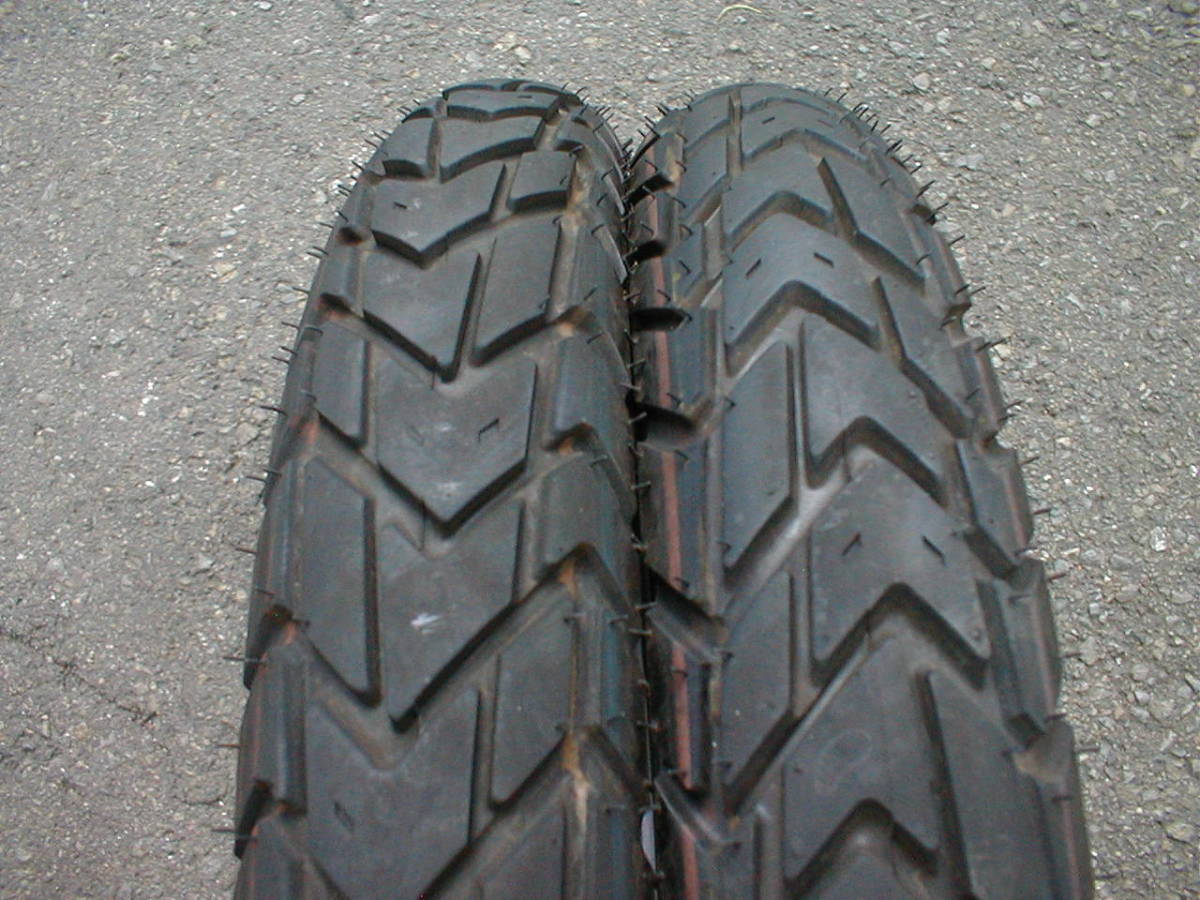 クロスカブ／ハンターカブタイヤ前後セットIRC GP5 80/90-17未使用 中古タイヤ IRC GP-5 80/90-17 フロント用＆リヤ用 前後セット バリ山