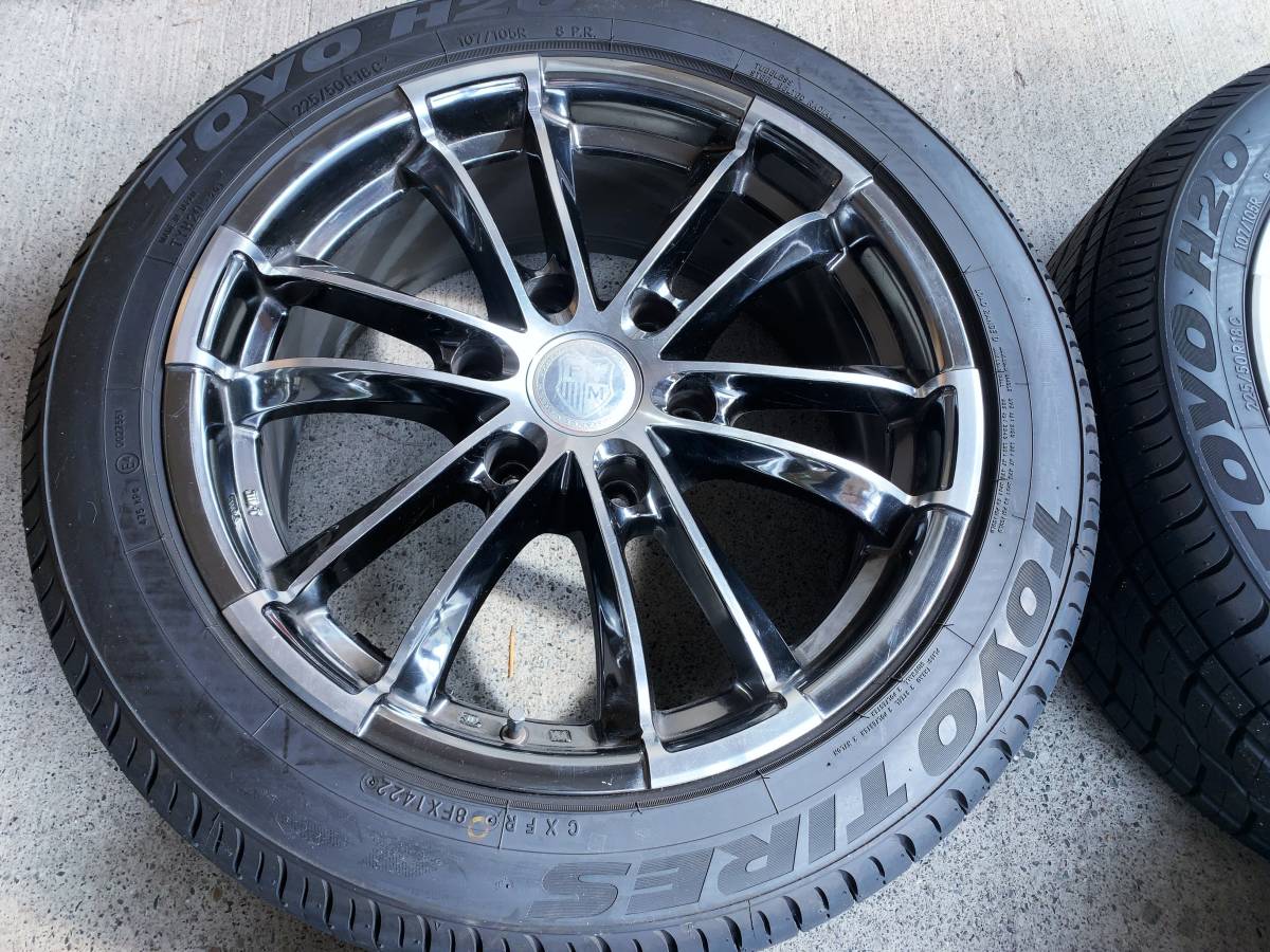 ESSEX 18インチ ホイール TOYO H20 タイヤ付 4本セット