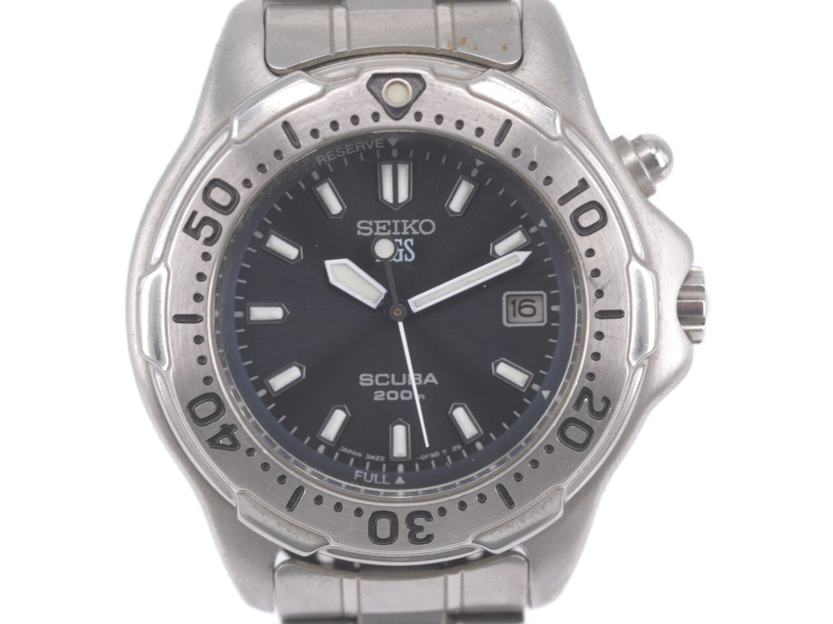 中古品] 稼働品【SEIKO】セイコー AGS SCUBA スキューバー 200m 3M22