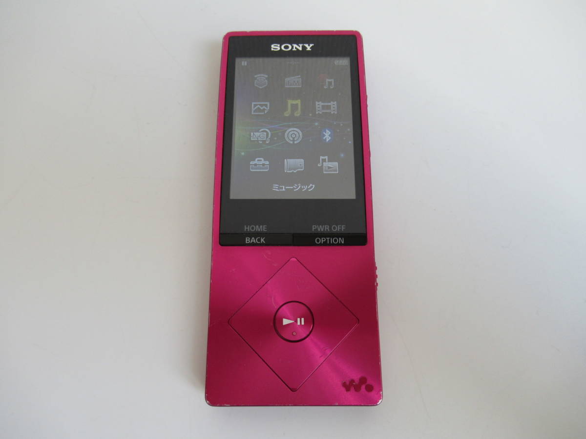 バッテリー良好】 ソニー ウォークマン NW-A25 16GB ボルドーピンク