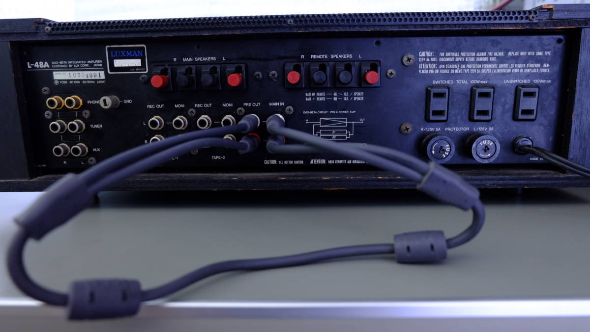 LUXMAN L-48a プリメインアンプ 2012/4/ メンテナンス済み - LUXMAN L