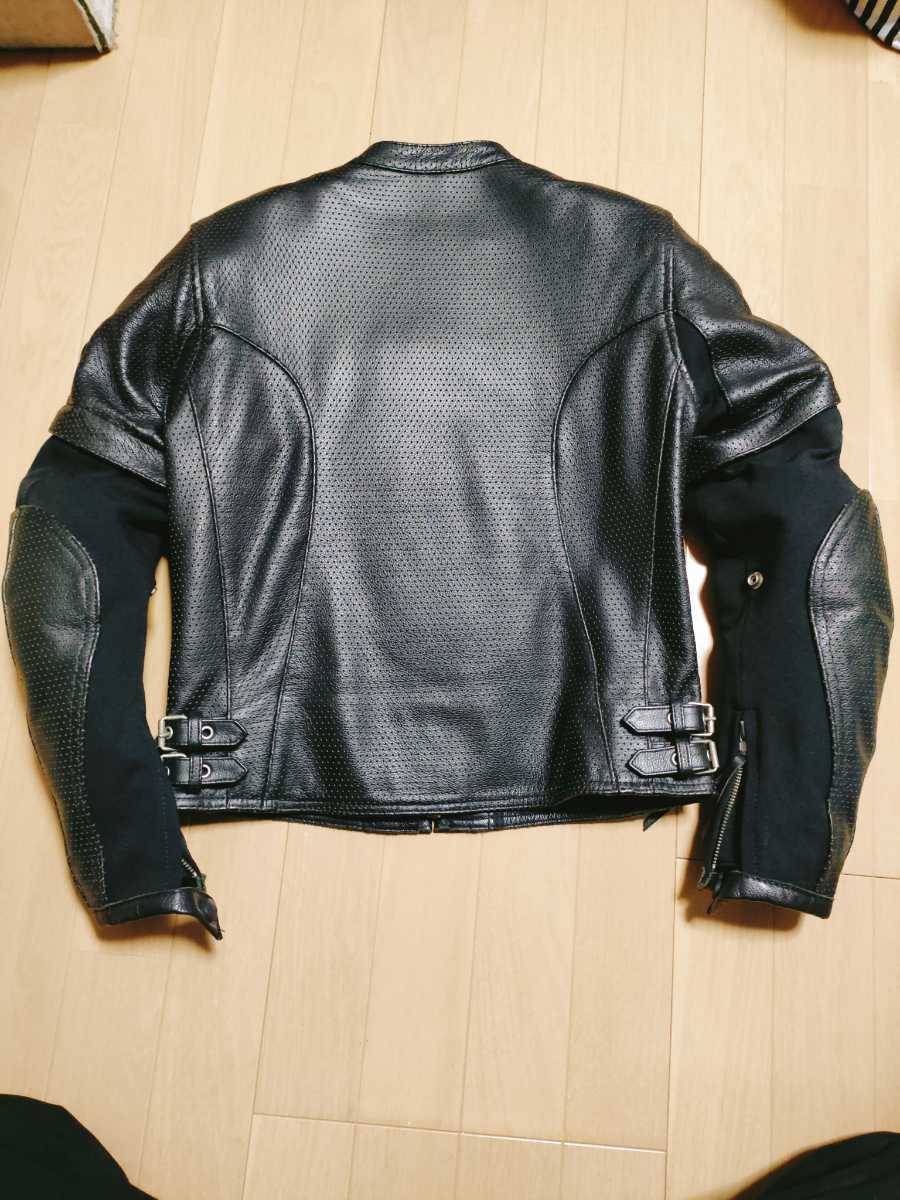 BATES ベイツ レザージャケット パンチング 2way パンチングレザー