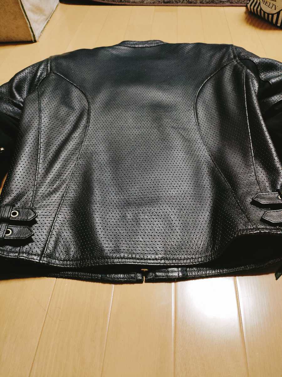 BATES ベイツ レザージャケット パンチング 2way パンチングレザー