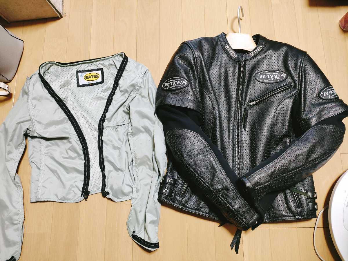 BATES ベイツ レザージャケット パンチング 2way パンチングレザー