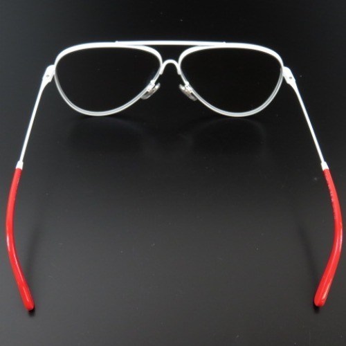 ルイヴィトン サングラス LV パイロット Z1637U ホワイト レッド