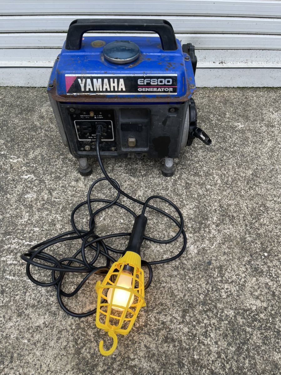 YAMAHA ヤマハ ET800 ポータブル発電機 ガソリン発電機 始動確認済み訳 