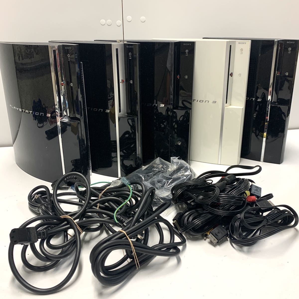 本体5点】PS3 大量 まとめて ケーブル CECHH00 CECHA00 CECHB00 