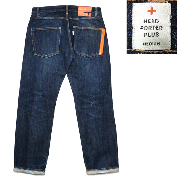 HEAD PORTER PLUS ダメージ・ジーンズ 絶版レア♪ HEAD PORTER PLUS