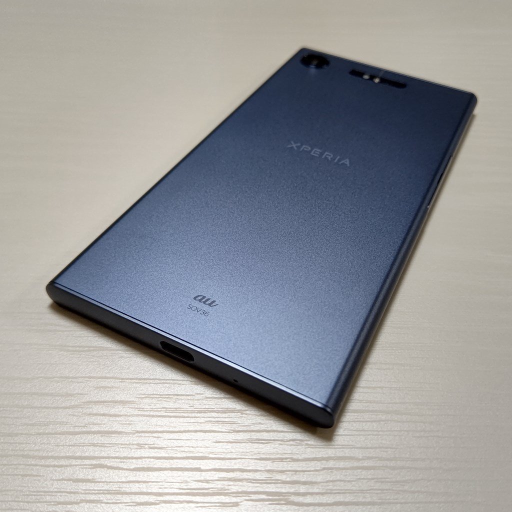 ☆【21641WM】 ジャンク美品 au SOV36 SONY Xperia XZ1 ムーンリット