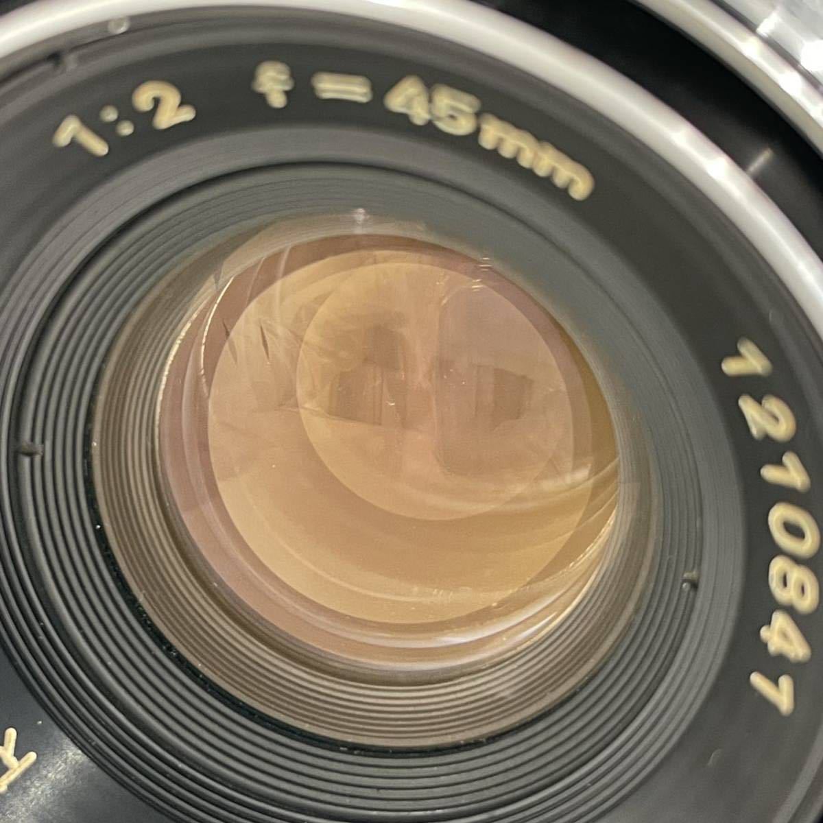 MINOLTA ミノルタ V2 一眼レフフィルムカメラ ROKKOR-PF 1:2 f=45mm MF