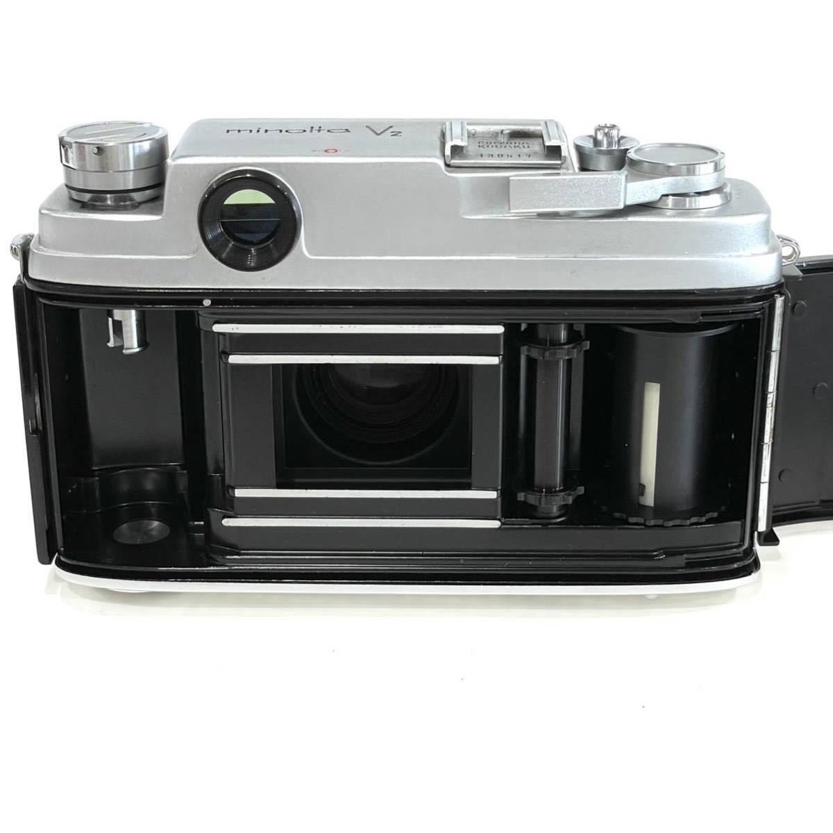 MINOLTA ミノルタ V2 一眼レフフィルムカメラ ROKKOR-PF 1:2 f=45mm MF