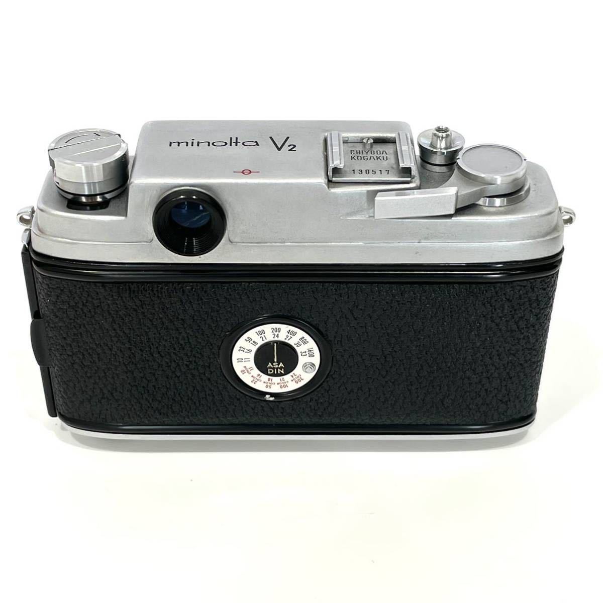 MINOLTA ミノルタ V2 一眼レフフィルムカメラ ROKKOR-PF 1:2 f=45mm MF