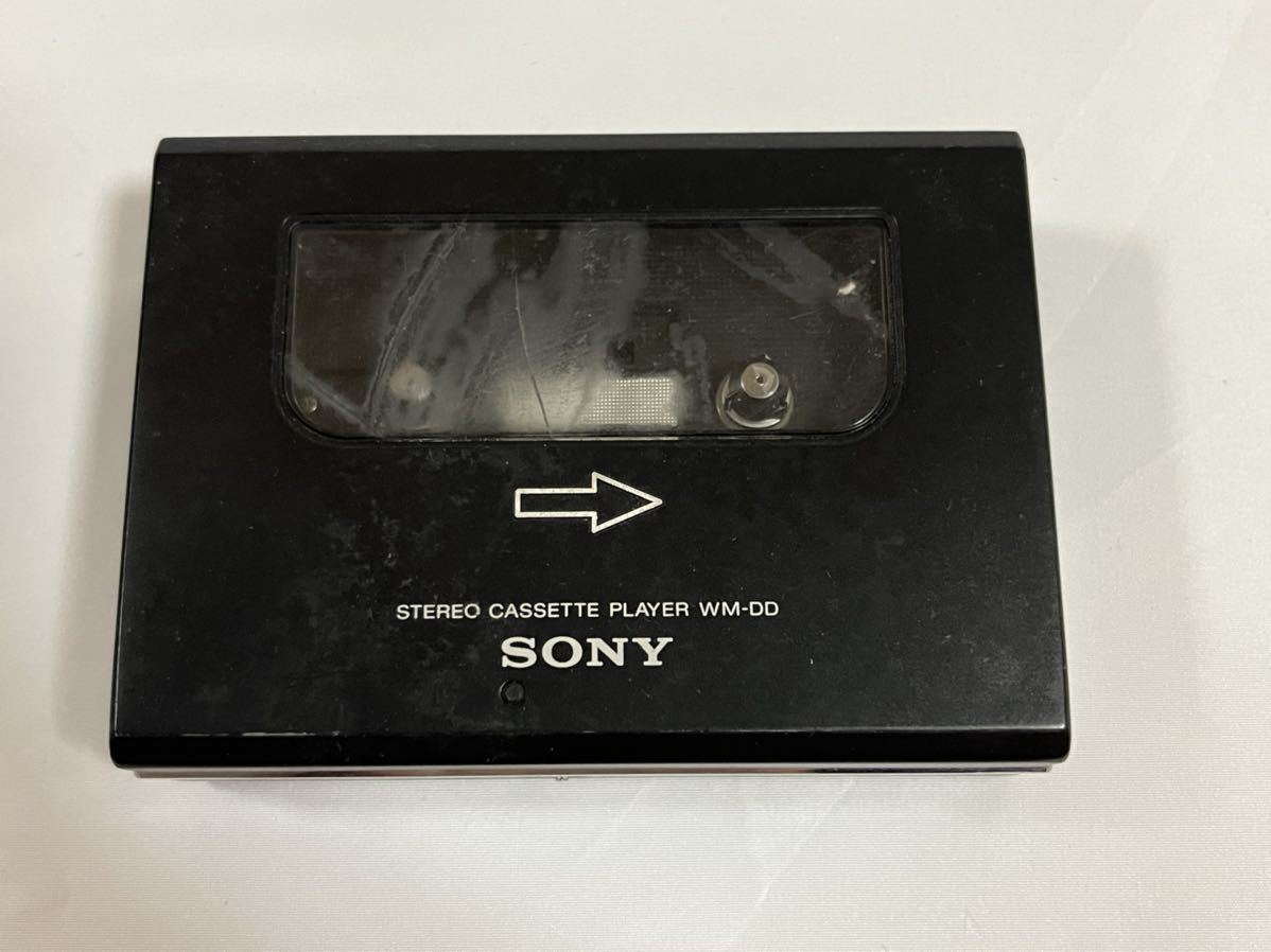 K20201216 SONY WALKMAN WM-DD ソニー カセットウォークマン ブラック ジャンク Sony WM-DD Walkman Rare] Red WM-DDII