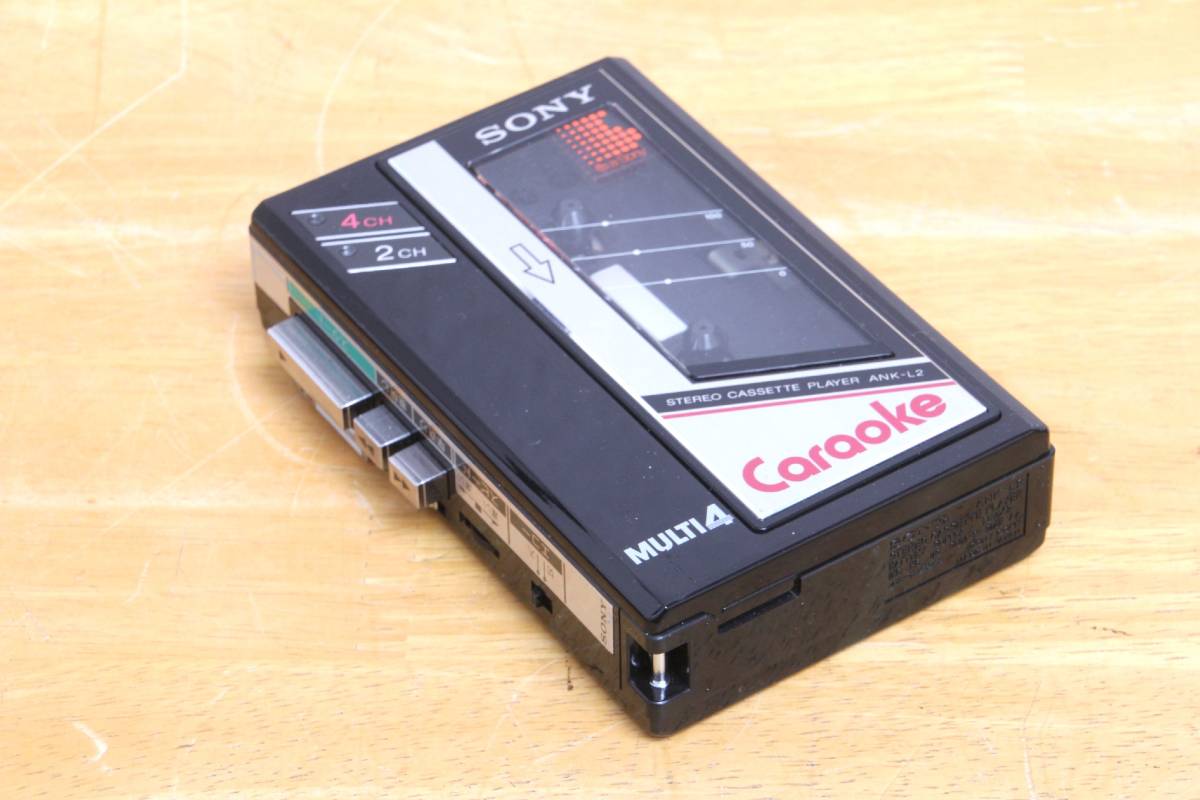 美品】 SONY ソニー ポータブルカセットプレーヤー ANK-L2 ケース付