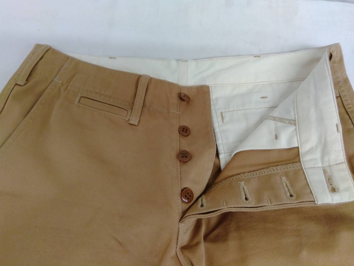 BURGUS > PLUS バーガスプラス PLUS（バーガスプラス） トラウザース bottoms Lot.401 HINOYA | チノパン BUTTON ボタンフライ Official モダンコバートブラックトラウザーズ 0
