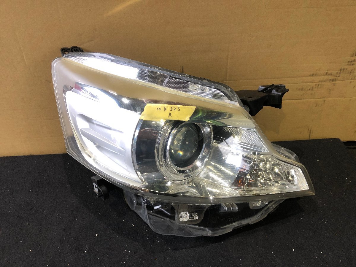 コーティング済 スペーシア MK32S 右ヘッドランプ・ヘッドライト G 