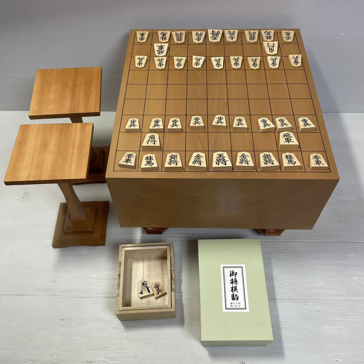 高級将棋盤セット 足バラせます 将棋セット 高級 高級将棋盤 足付き 木製 高級 将棋盤セット 木製 脚付き