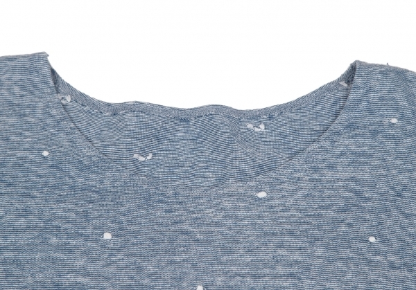 ヨーガンレールJURGEN LEHL コットンドット刺繍フレンチスリーブ