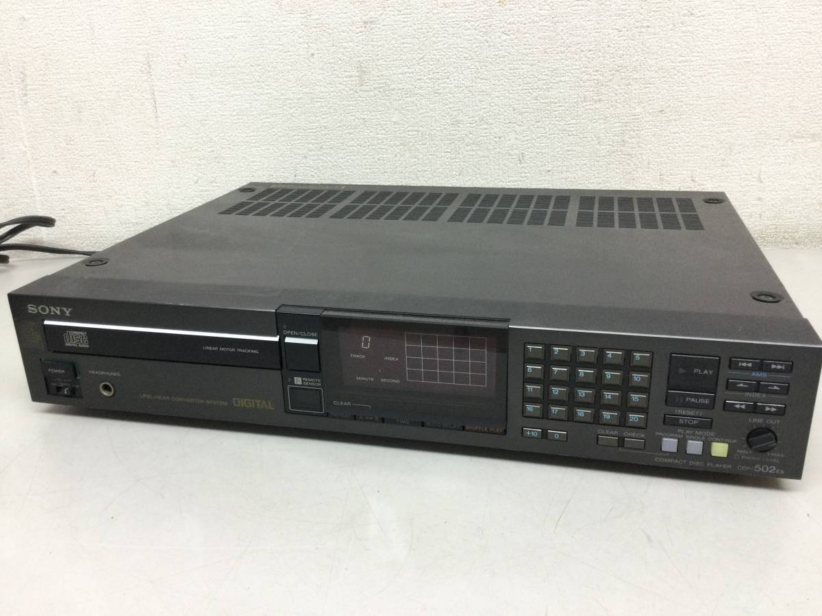 限定セール，豊富な SONY ソニー コンパクトディスクプレーヤー CDプレーヤー CDP-502ES(ソニー)｜売買されたオークション情報、yahooの商品情報をアーカイブ公開 - オークファン ソニー