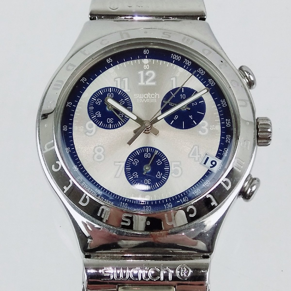 IRONY SWATCH クロノグラフ - スウォッチ AG 0 メルカリ AG1998 稼動品 