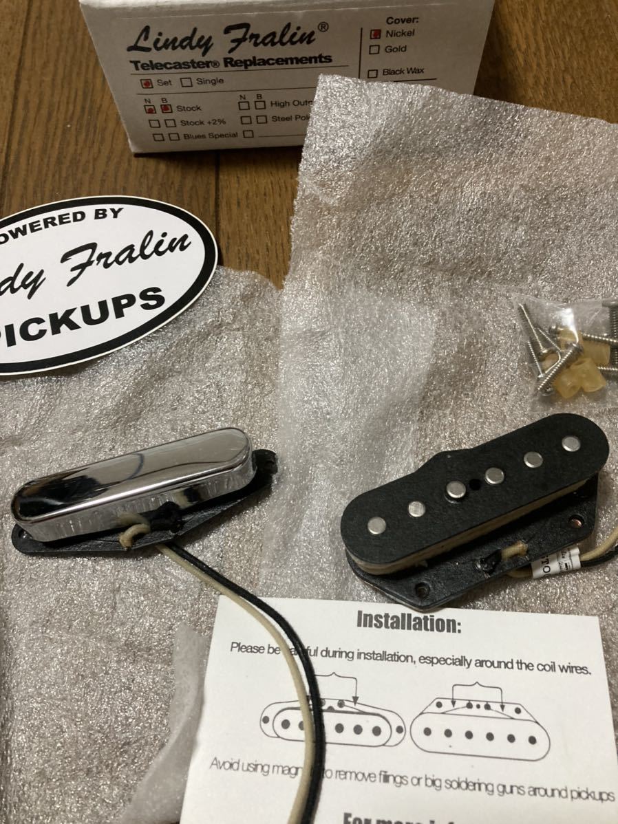 Lindy Fralin Set Pickup Blues Tele Telecaster Vintage Special Hot