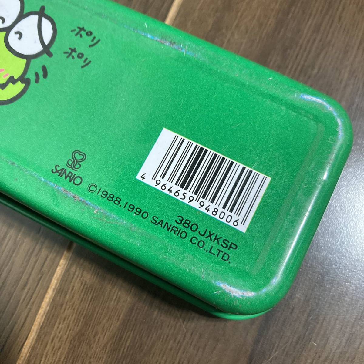 けろけろけろっぴ ケロッピ 缶ペンケース 昭和レトロ 筆箱 サンリオ