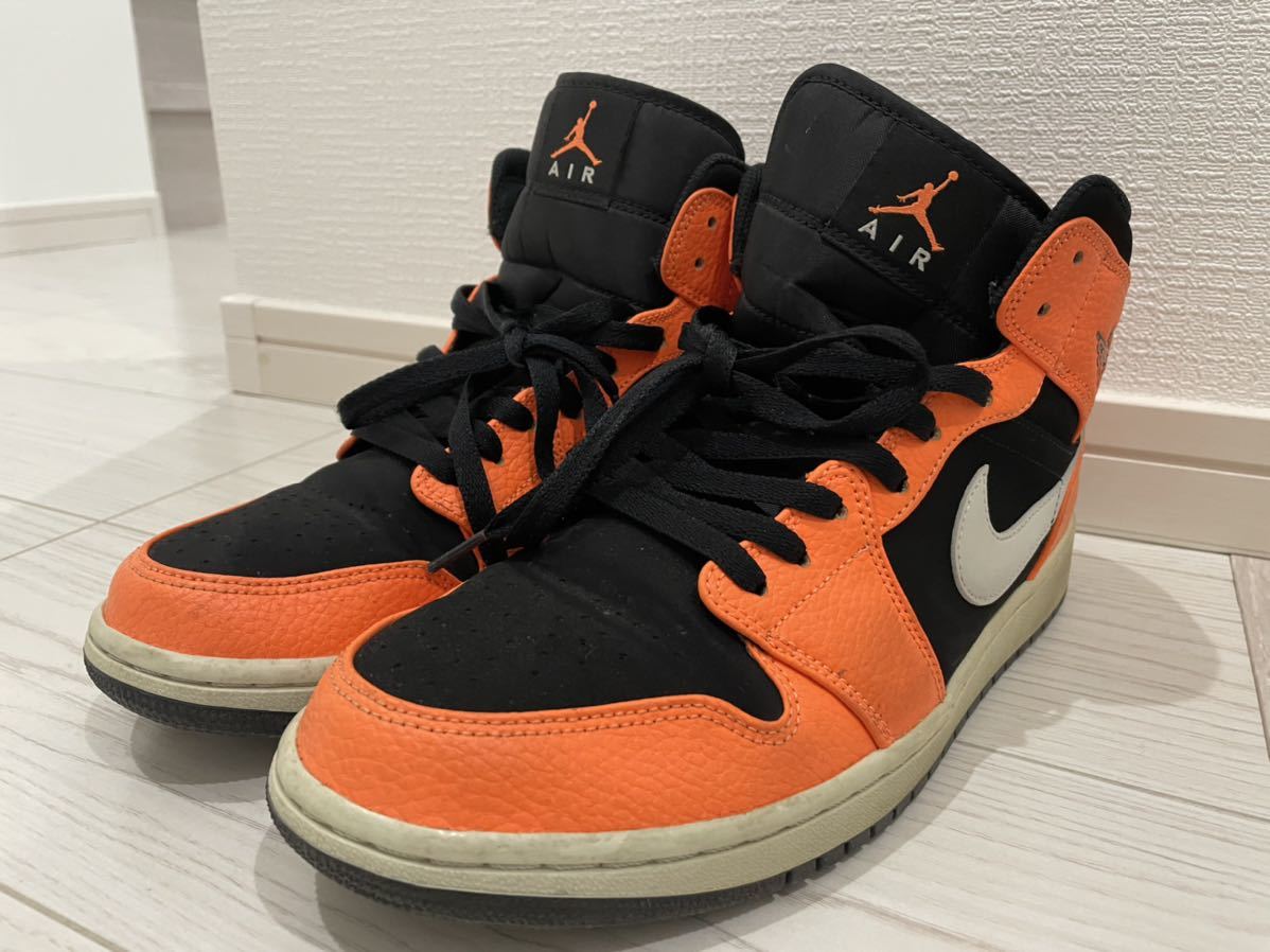 数量限定，高品質 NIKE AIR JORDAN エアジョーダン1 黒&times;オレンジ(28.0cm)｜売買されたオークション情報、yahooの商品情報をアーカイブ公開 - オークファン 28.0cm
