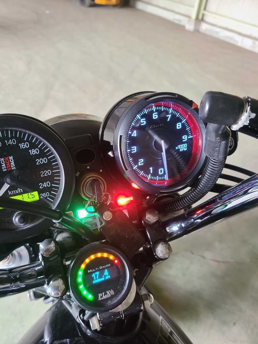 動画有り Z1 Z2 電気式タコメーター 日本精機(デフィー)取り付けキット