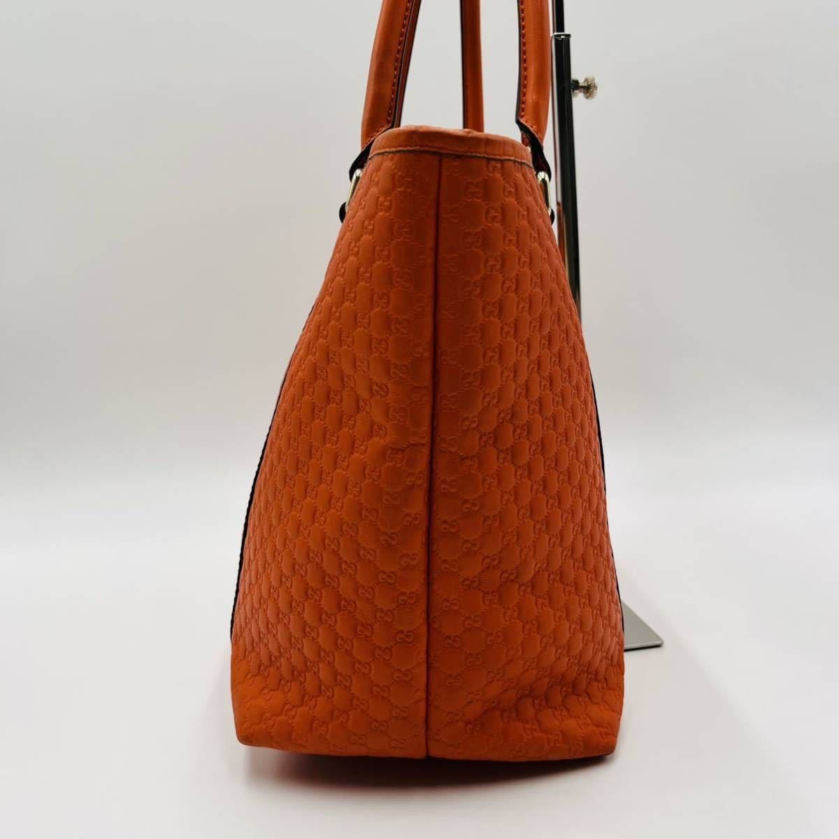 1円《稀少カラー・極美品》GUCCI グッチ マイクロシマ GG レザー 本革