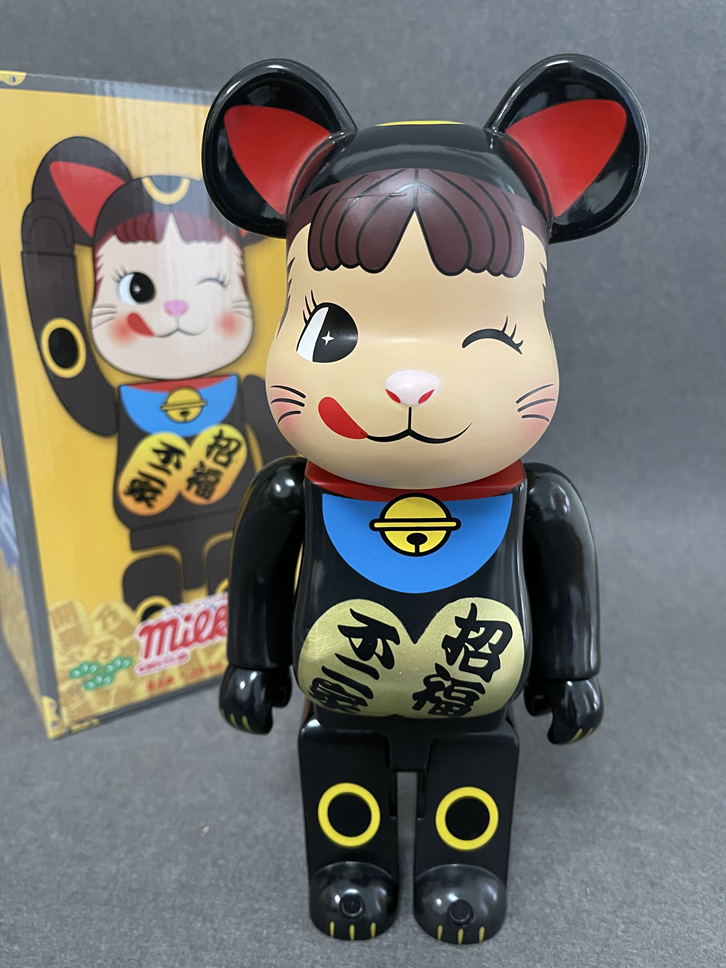 BE@RBRICK MEDICOM TOY BE@RBRICK招き猫ペコちゃん金運ダブル小判桃