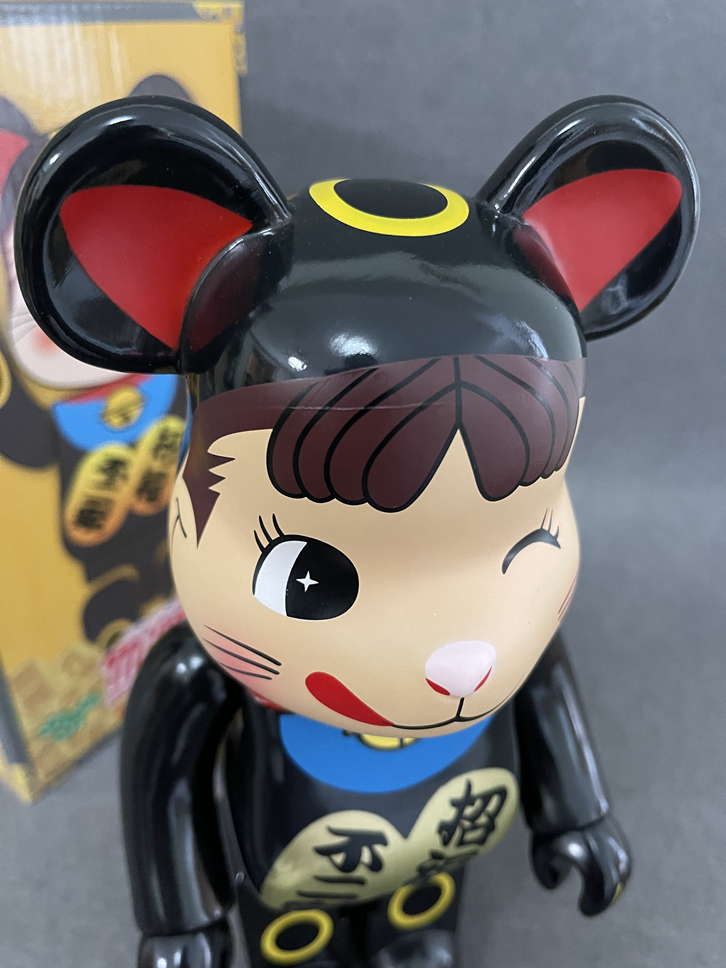 BE@RBRICK MEDICOM TOY BE@RBRICK招き猫ペコちゃん金運ダブル小判桃