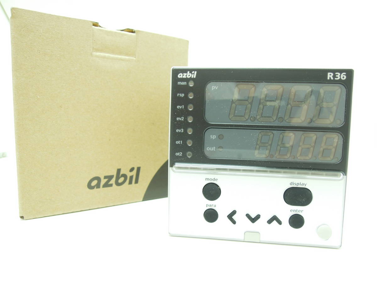 デジタル指示調節計 中古[PG]8日保証 azbil R36TC0UA2100 R36 [06033 