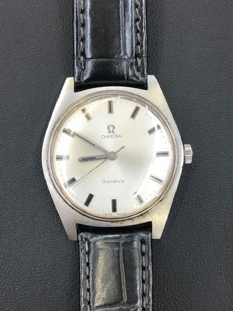 仙25 OMEGA オメガ Geneve ジュネーブ 自動巻き ジャンク品 シルバー