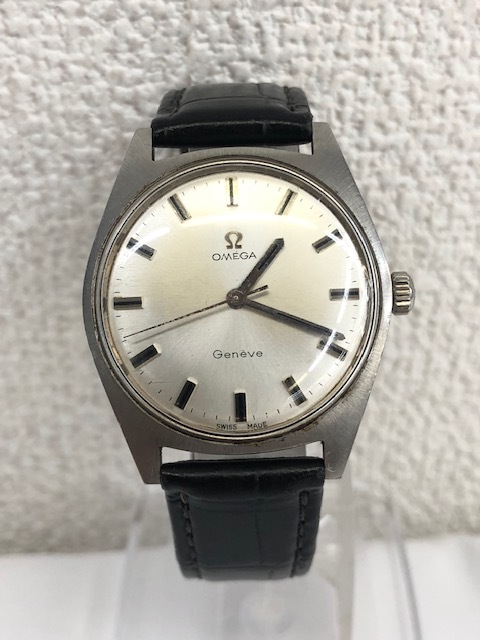 仙25 OMEGA オメガ Geneve ジュネーブ 自動巻き ジャンク品 シルバー