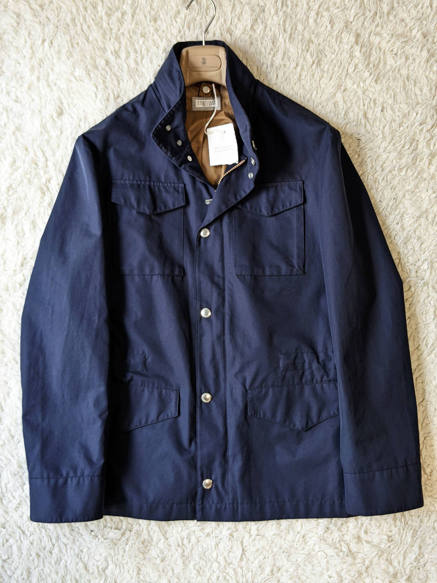 未使用 21SS クチネリ シルク混ジャケット 44 未使用 21SS クチネリ シルク混ジャケット 44 【公式通販】