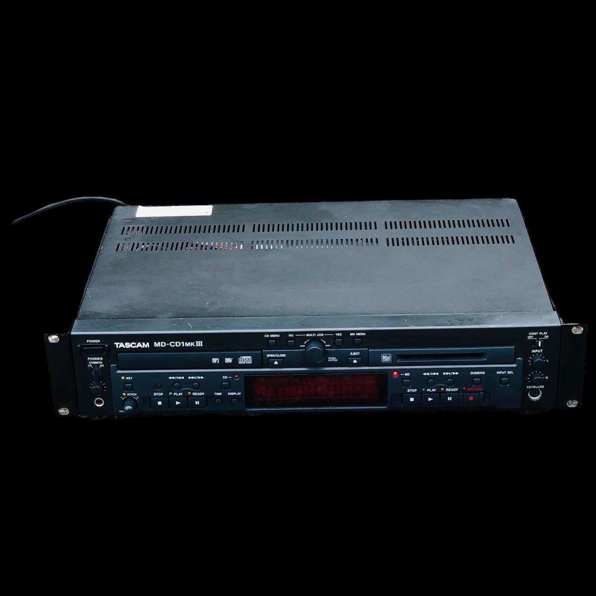 ◇TASCAM MD-CD1 MKⅢ 業務用 CDプレーヤー/MDレコーダー動作確認済み